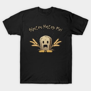 Gluten Hates Me! Gluten free T-Shirt